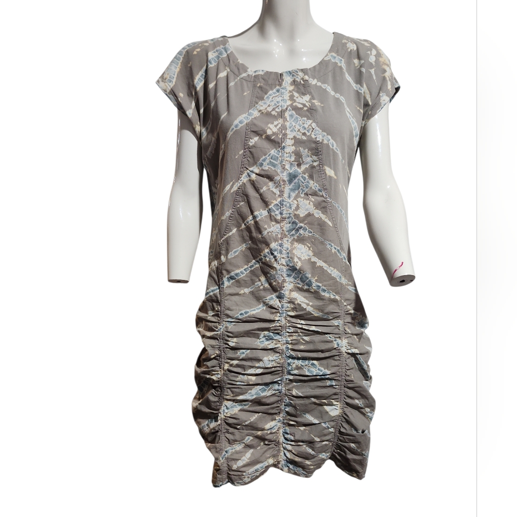 Elegant Gray Patterned Dress